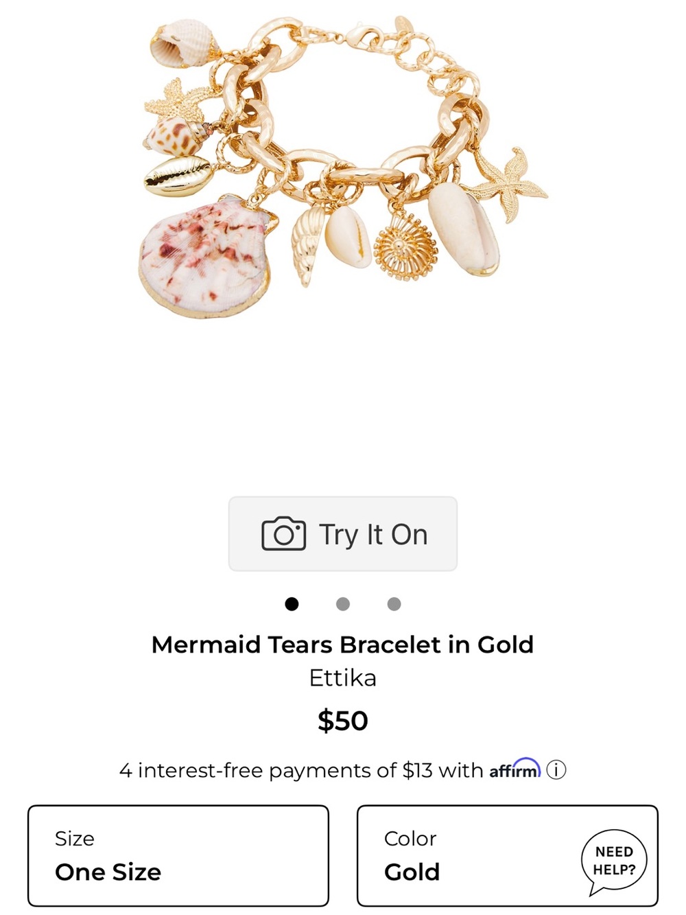 Ettika Mermaid Tears Bracelet in Gold - Picture 6 of 6
